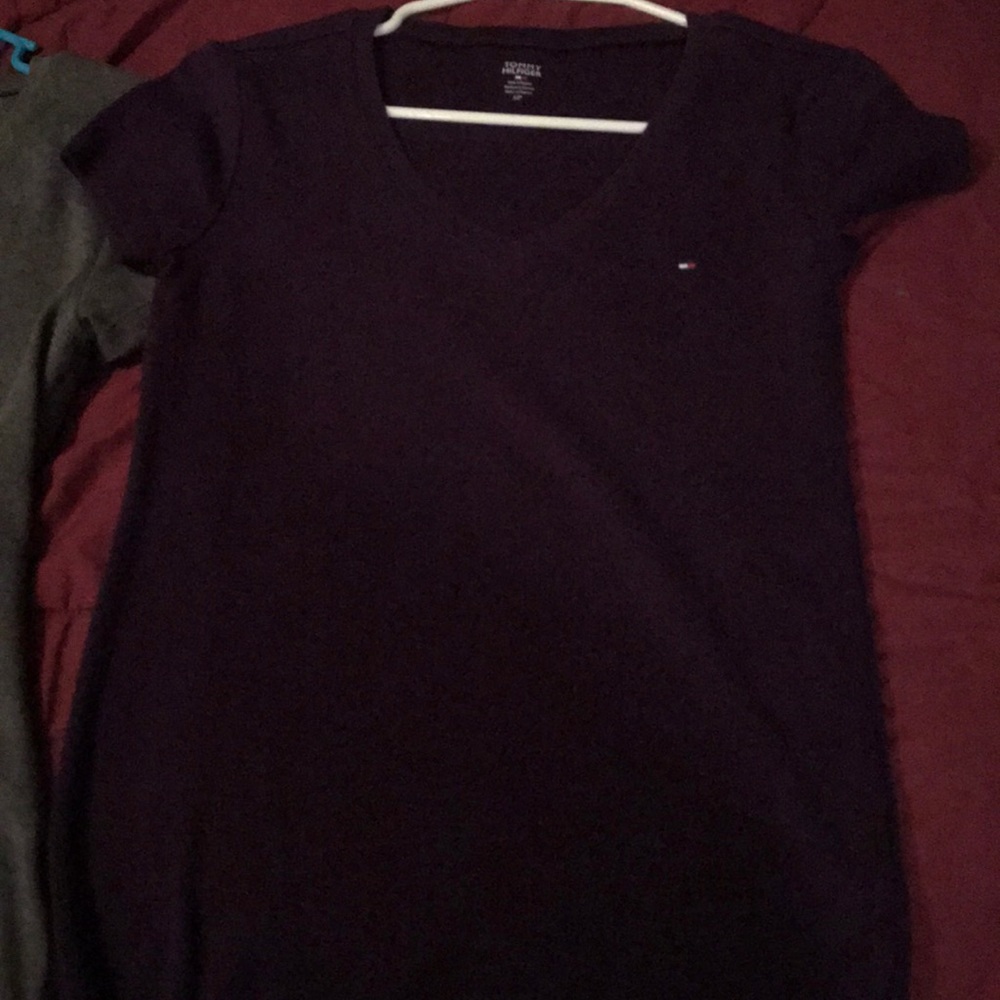 Two Tommy Hilfiger shorts sleeve shirts